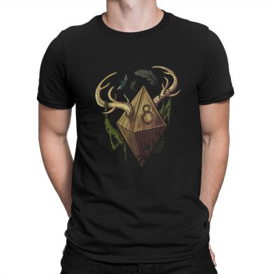 Dice Druid TShirt For Male DnD Game Clothing Novelty Polyester T Shirt Soft Size XS-4XL