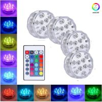 LED Swimming Pool Light for Outdoor Lighting IP68 Waterproof Underwater Hot Tub Spa Inflable Aquarium Removable pool accessories