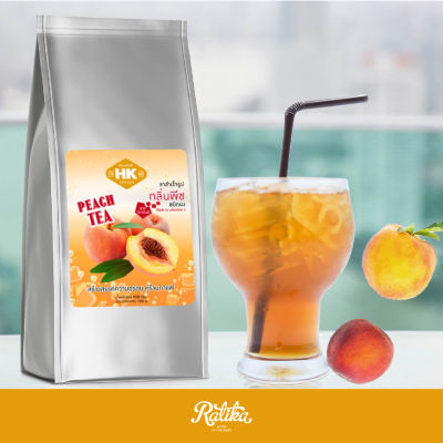 Ratika | Peach Tea  ชาพีช ชนิดปรุงสำเร็จ ตราฮิลล์คอฟฟ์ (BT) ขนาด 1,000 กรัม