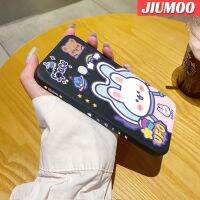 JIUMOO เคสสำหรับ Vivo X21เคส X23ลายหมีเคสมือถือนิ่มบางๆเคสขอบสี่เหลี่ยมด้านข้างทำจากซิลิโคนเคสป้องกันการกระแทก