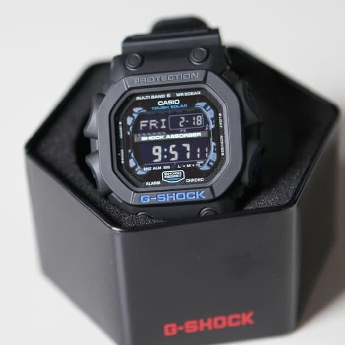 Casio G-Shock GXW-56E Black Blue MONSTER | Lazada Indonesia