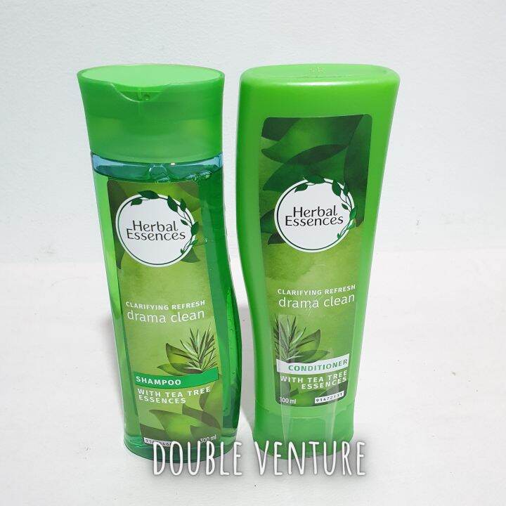 Herbal Essences Drama Clean Shampoo + Conditioner Set 300mL Lazada PH