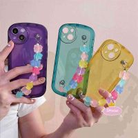 {Taoyitao เคส} เคสโทรศัพท์สร้อยข้อมือลายหมีสีสันน่ารักสำหรับ Huawei Y7P Nova 7i 7 8 Pro SE 6 5 Honor Magic Lite 30 80 GT 4 View