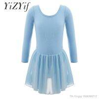 【hot】♗☋☾  Ballet Leotard Gymnastics Sleeve Kids Competition Training Wear Dancewear