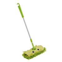 Kids Cartoon Floor Mop Childrens Broom Housework Stretchable Portable Cleaning Tools Education Gift House Sweeping Cleaning Toy