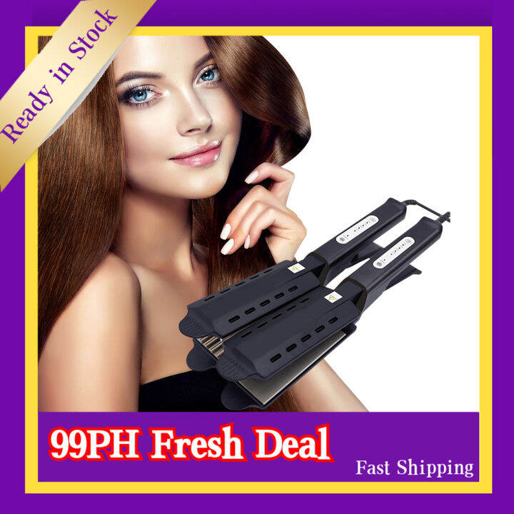 Hair Straightener Professional Wet & Dry 4Speed Thermostat Wet & dry
