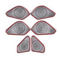 1Set/6Pcs Door Loudspeaker Sound Pad Horn Mesh Cover Trim for Range 2023 Car Interior Speaker Frame