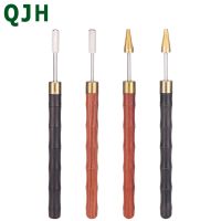 2PCS Leather Edge Paint Roller Applicator Edge Oil Finish Tool DIY Leather Dye Painting Pen Leather Craft Tools Accessories