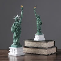 Livingmall อนุสาวรีย์เทพีเสรีภาพ American Liberty เรซิ่นชุดตกแต่งห้องนอนของตกแต่งคอมพิวเตอร์แบบตั้งโต๊ะในสำนักงานงานฝีมือ