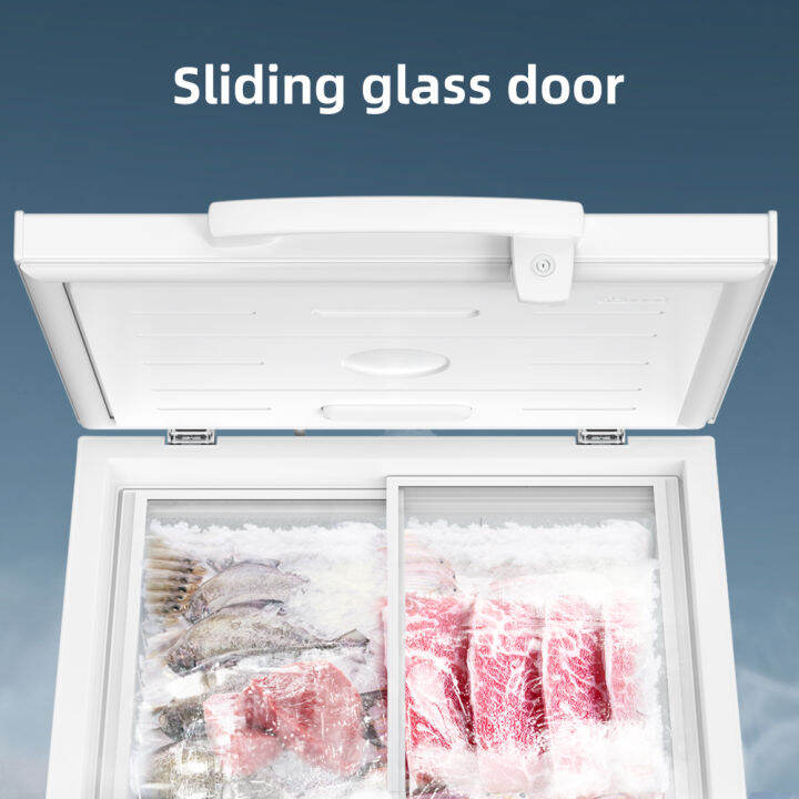 CHiQ CCF05DW 5 cu. ft. Chest Freezer 141 L Meat Freezer 4D Cooling