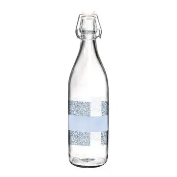 Giara Clear Bottle w/ Hermetic Top, 1 Liter