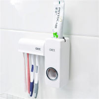 ชุดที่บีบยาสีฟันพร้อมที่แขวนแปรงสีฟันOlet ที่บีบยาสีฟัน ที่เก็บแปรงสีฟัน