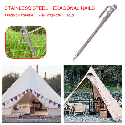 Stainless Steel Beach Awning Canopy Nail Camping Tent Peg Outdoor Stakes Camping Portable Outdoor Elements for SUNDICK