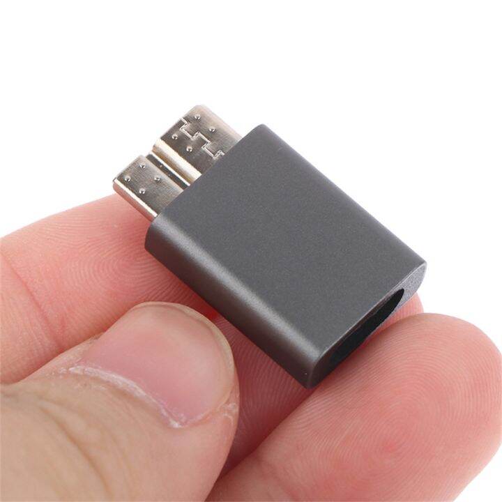 cable-adapter-easy-to-carry-pulling-resistance-computer-adapter-computer-connector-aluminum-alloy-shell-data-adapter-black