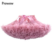 2020 Hot Lace Bow Baby Girls Tutu Skirt Fluffy Children Ballet tiskirt Kids Toddler Princess Tulle Party Dance Skirts