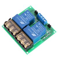 2 Channel Relay Module 12V 5V 24V DC 30A Relay Board Module Optocoupler Isolation High Low Trigger Industrial Grade PCB Board Electrical Circuitry Par