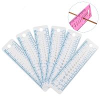 ♟ 1Pc Knitting Ruler DIY hand-knit Household Sweater Crochet Accessories Stick Needle Measuring Ruler Sewing Tool Accessories