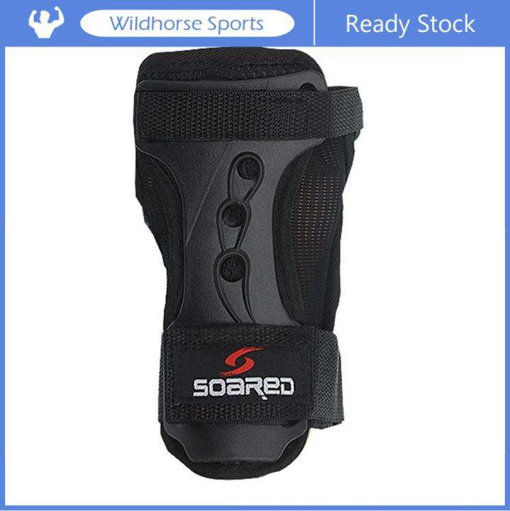 wildhorse Black Wrist Guard Support Snowboard Ski Roller Skate