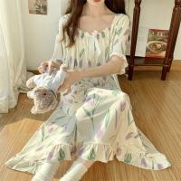 Loose ghtdress super large size 3 kg jamas womens summer fat mm ice silk th sectn pl fat pl home clot new sle --SY2381☞