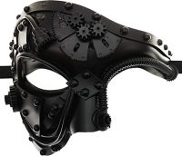 Venetian Cyborg Metal Steampunk Halloween Masquerade Party Phantom Of The Opera Mardi Gras BallFree Freight