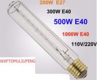 【♘COD Free Cas♘】 fa9669558 120V/220V E40 500W/1000W หลอดฮาโลเจนเมทัลฮาไลด์หลอดโคมไฟแท่งไฟประดับตรง