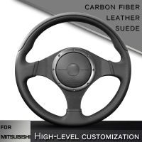 Custom Car Steering Wheel Cover for Mitsubishi Lancer Evolution 8 VIII 2003-2005 9 IX 2005-2007 Sport interior Steering Wheels Accessories