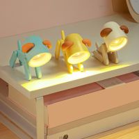 LED Night Light Mini Cute Pet Light Ins Cartoon Pet Folding Table Lamp Kids Room Bedside Bedroom Living Room Decor Kids Gift