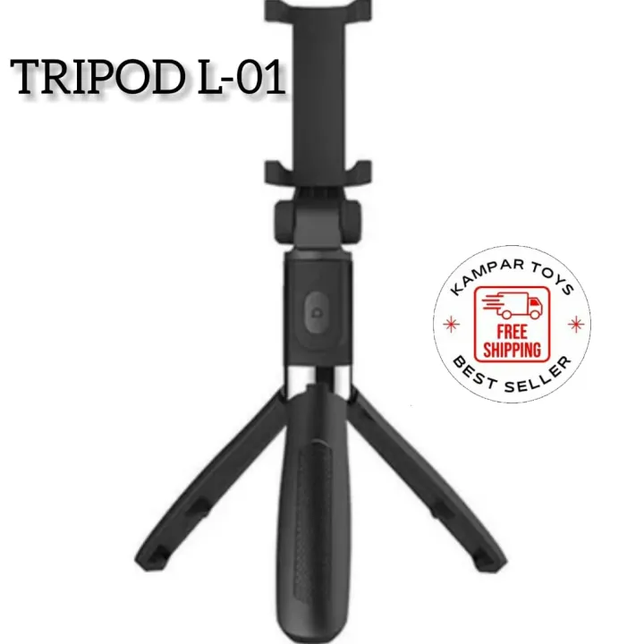Tripod L01 Selfie Stick / Tongsis Bluetooth Selfie Stick Remote