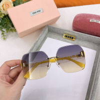 2023 new style sunglasses ladies sunglasses miumiuˉfashion casual super hot personality flow high value UV protection glasses