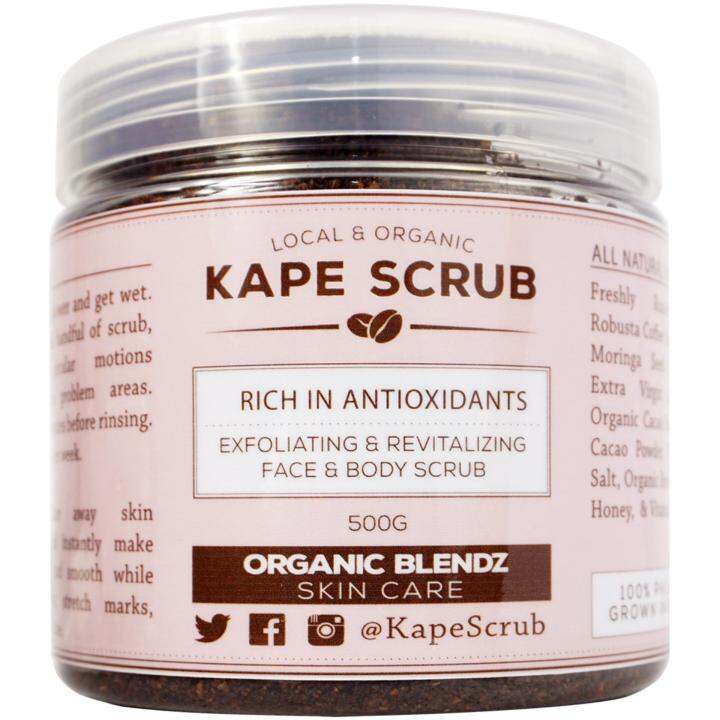 Organic Blendz Kape Scrub Exfoliating, Revitalizing, AntiCellulite
