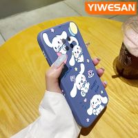 YIWESAN เคสสำหรับ Xiaomi MI POCO F2 Pro Redmi K30 Pro ลายการ์ตูน Cinnamoroll เคสโทรศัพท์ซิลิโคนนิ่มดั้งเดิมลายขอบสี่เหลี่ยมเคสหลังกรอบคลุมทั้งหมดเลนส์กล้องเคสห่อหุ้ม