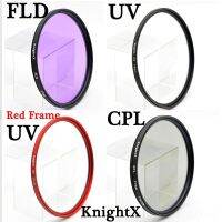 Knightx 49 52 55 58 62 67 72 77มม. เลนส์ FLD UV CPL ตัวกรองสำหรับ Nikon Canon เลนส์โซนี่อุปกรณ์เสริมกล้อง D5200 D3300แคนนอน D3100แคนนอน