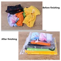 50pcslot Reusable Clear Ziplock Bag for Clothing Bag Travel Storage Bag Shoes Organizer Packing Bags Zipper Bag