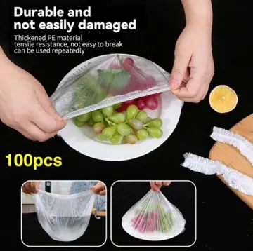 50pcs/100pcs Disposable Food Grade Household Cling Film Thickened Food  Storage Household Elastic Cling Film Kitchen Food Preservation Sealed  Preservat