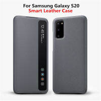 (ร้อน) หน้าต่างดูกระจกที่ชัดเจนปกสมาร์ทสำหรับ S Amsung G Alaxy S20พลัส S20 S20อัลตร้า S20 FE 5กรัมพลิกฟรีสมาร์ทชิปพลิกซองหนัง