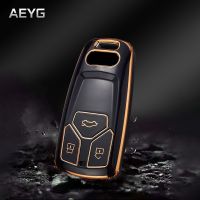 [More Suitable] TPU รถ Remote Key Case Shell Fob สำหรับ Audi A4 B9 A5 A6L A6 S4 S5 S7 8W Q7 4M Q5 TT TTS RS Key ผู้ถืออุปกรณ์เสริม