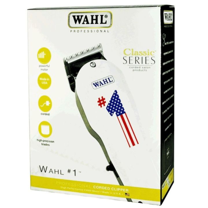 number-one-1-classic-series-ปัตตาเลี่ยนสำหรับช่างตัดผมมืออาชีพ-มอเตอร์-v3000-made-in-usa-ใบมีดไททาเนี่ยม-กว้าง-40-มม-เซาะร่อง-กำลังไฟ-12-วัตต์-สายยาว-2-4-เมตร