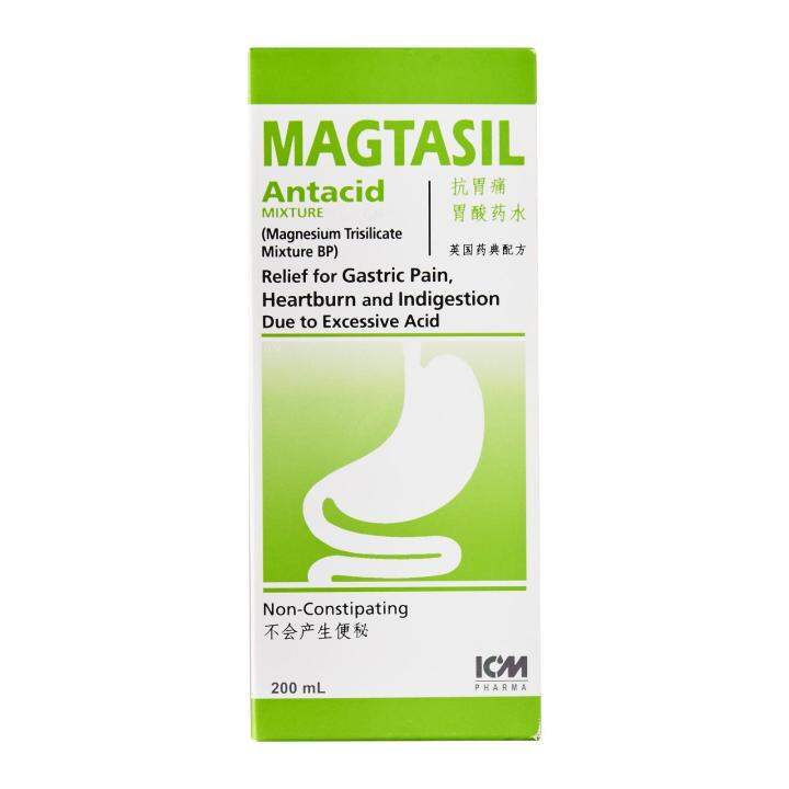 [Bundle of 2] ICM Pharma Magtasil Antacid Mixture 200Ml By Medic