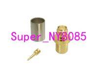 Connector RP.SMA female plug crimp RG5 RG6 5D FB LMR300 cable straight