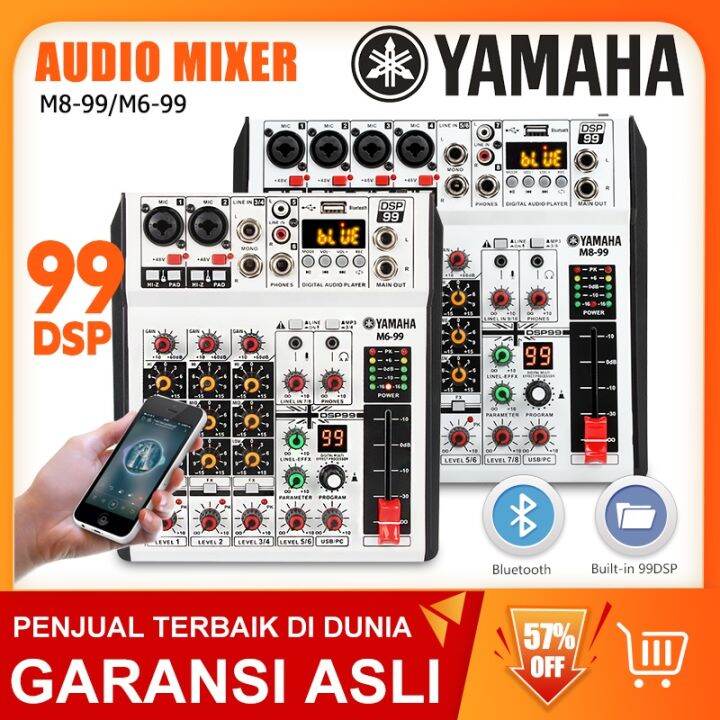 Mixer Audio Profesional Y M699/M899 mixer kecil 4 saluran Mobil
