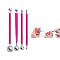 4 Pcs Sculpture Tools Polymer Clay Tools Slime Tool 4 Pcs Clay Carving Molding Clay Tools Professional DIY Stainless Steel Carving Molding Clay Tools