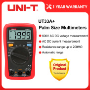 UNI-T UT33A+ Palm Size Digital Multimeter Tester 600V 10A AC DC Voltage