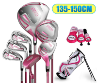 ชุดไม้กอล์ฟ PGM SEED BOY/GIRL GOLF with Bag Set 7pcs สีชมพู (ส่วนสูง 135-150 cm.) ( JRTG005)