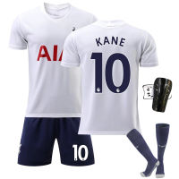 ผู้ใหญ่เด็กชุดฟุตบอลชุดฟุตบอลท็อตแนม Hotspurs F.C. หน้าแรก No.7 Son Heung-Min No.10 Kanes เสื้อยืดผู้ชายกางเกงขาสั้นพร้อมถุงเท้า