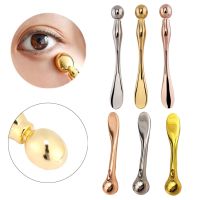 【HOT】 Metal Face Massage Stick Anti Wrinkle Applicator Mixing Spatulas Eyes Bar Facial