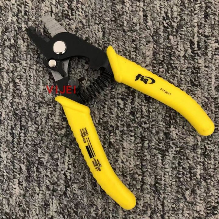 f11301t-miller-clamp-fiber-stripping-pliers-f11301t-fis-tri-hole-fiber-optic-stripper-miller-wire-stripper-free-shipping