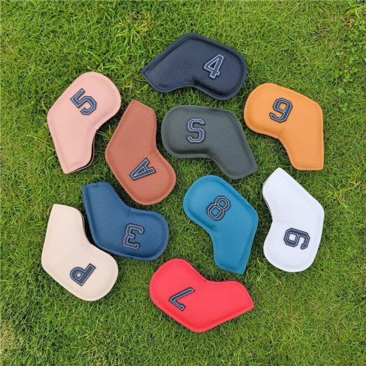 color-10pcs-set-golf-iron-head-cover-3-9psa-club-head-cover-embroidery-number-case-sport-golf-training-equipment-accessories