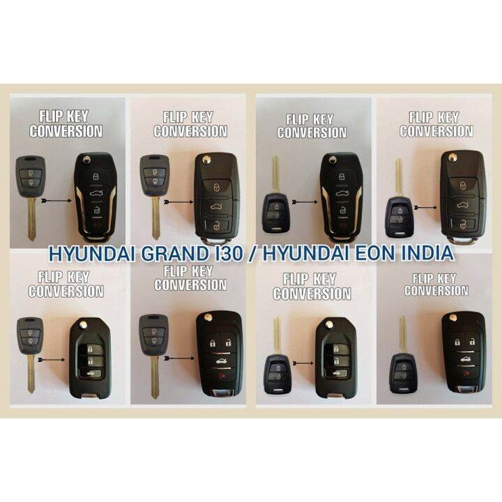 Hyundai Grand I10 / Hyundai Eon India Flip Key Conersion Lazada PH
