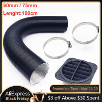 75mm 60mm42mm Diesel Heater Duct Hose Air Duct Air Vent Outlet Hose Clip For Webasto Eberspach Diesel Parking Heater