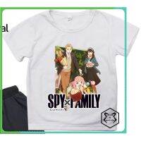 【New】คอตต้อนคอกลมรุ่นล่าสุดสำหรับฤดูร้อนปี 2022 Spy X Family ชุดเสื้อยืดแขนสั้น เสื้อยืดขายดีที่สุด เสื้อยืดแฟชั่นS-5XL